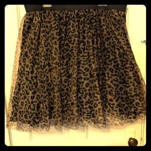 Torrid Tutu Cheetah Skirt